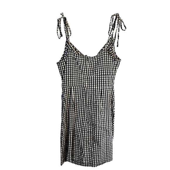 ASOS Women's Dress 4 White Black Sleeveless Bows  Sun Misses Size Small S - Picture 7 of 8